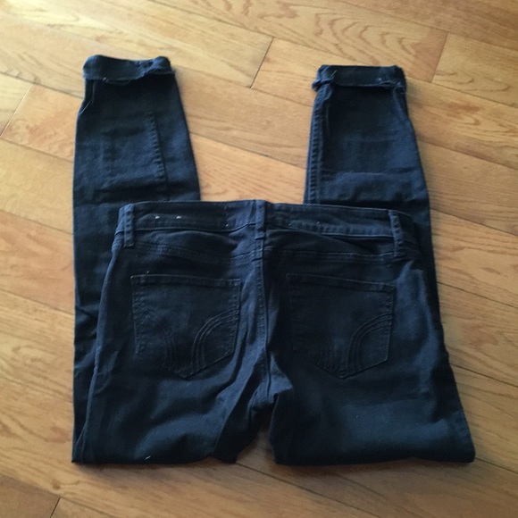 Cropped Black Skinny Jeans - Picture 7 of 8